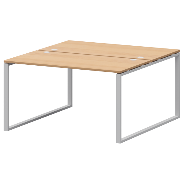 Бенч двойной на 2 рабочих места Арго-М АМБ.О-002.60 1200x1236x760 (Ольха/Белый)