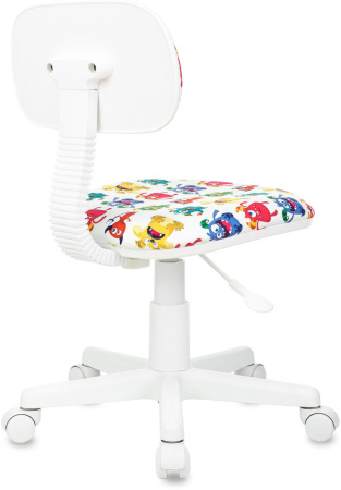 Кресло детское CH-W201NX белый монстры крестов. пластик пластик белый (Белый)