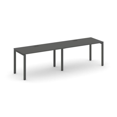 Рабочая станция 1 сторонняя SN-6P.ORS-003 (2760х600х750) (Антрацит/Металл Антрацит)
