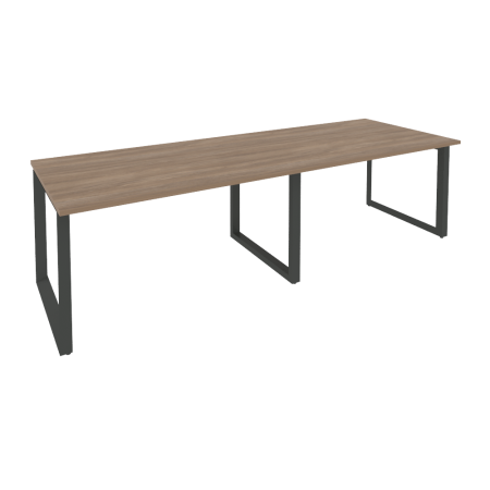 Стол переговорный Onix O.MO-PRG-2.3 2760x980x750 (Дуб Аризона/Черный металл)