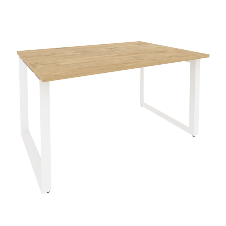 Стол переговорный Onix O.MO-PRG-1.3 1380x980x750 (Тиквуд Светлый/Белый Металл)
