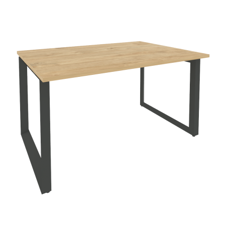 Стол переговорный Onix O.MO-PRG-1.3 1380x980x750 (Тиквуд Светлый/Черный металл)