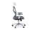 Кресло офисное / Имидж gray / белый пластик / серая сетка / серая ткань (Серый)