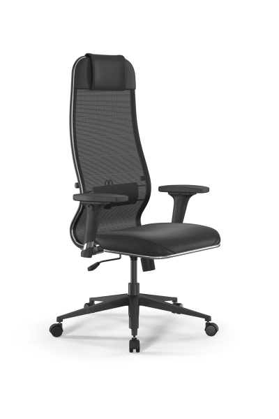 Кресло для руководителя Метта Sit 10 B1-115D - X2+Extra /Um00/Wm12/D02P(M09.B11.G19.W02) (Черный)