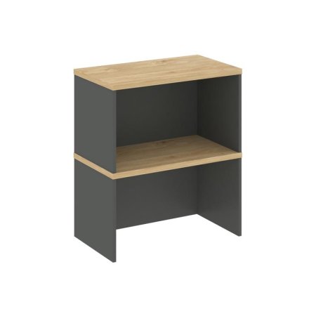 Надставка на тумбу 2 яруса SN.NT-005 (700х400х800) (Антрацит/Тиквуд Светлый)