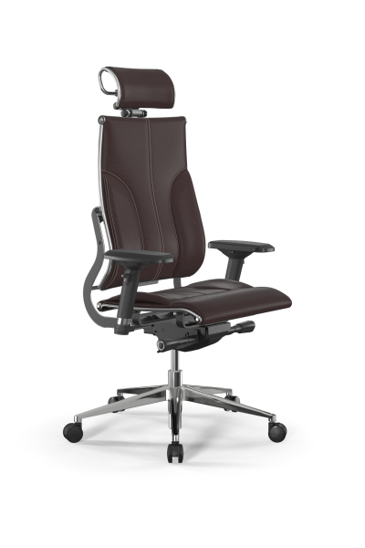 Кресло для руководителя Метта Y 2DM B2-10D - Infinity /Kc06/Nc06/D04P/H2cL-3D(M26.B32.G25.W03) (Темно-коричневый)