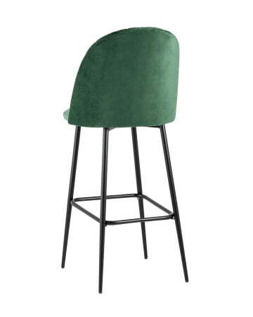 Стул барный Марсель велюр зеленый (Стул барный Марсель зеленый)