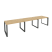 Рабочая станция на О-образном м/к Onix O.MO-RS-3.2.8 3540x800x750 (Тиквуд Темный/Белый Металл)