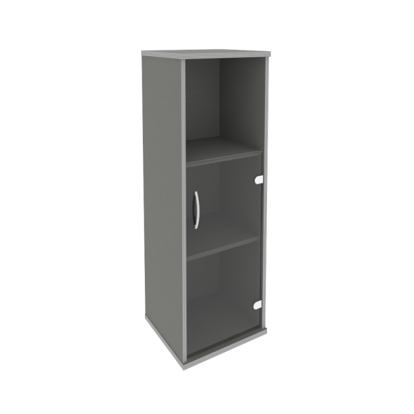 Шкаф Riva А.СУ-2.2 Пр 404x365x1215 (Клен-Металлик)