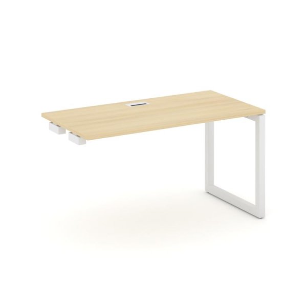 Стол-приставка к опорным элементам SN-5O.OPRS-004 (1580х600х750) (Акация Лорка/Металл Белый)