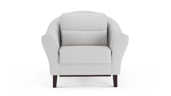 Кресло Monreal (1210x1020x1000) Молочный (Молочный)