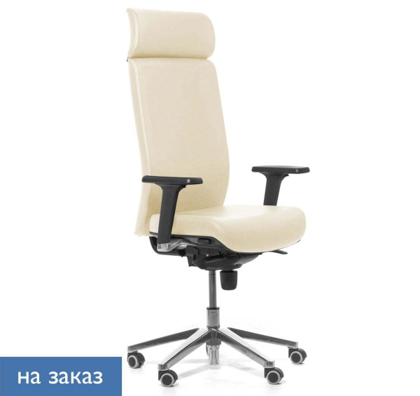 RONAN Кресло для руководителя с подголовником (Бежевый)