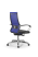 Кресло для руководителя Метта SynchroSit 10 B2-163K - T+Extra /Km00/Wm12/K1cL(M24.B22.G18.W02) (Васильковый | Черный)