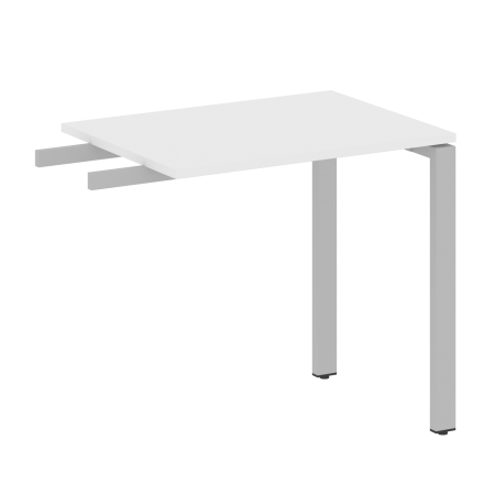 Приставной элемент БП.ПР-2 800x600x750 (Белый/Серый металл)