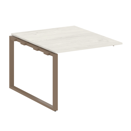 Проходной наборный элемент переговорного стола Metal System Style БО.ППРГ-1 1000x1235x750 (Дуб Наварра/Мокко металл)