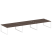 Рабочая станция Metal System Style БО.СМ-6.5 5400x1475x750 (Дуб Наварра/Серый металл)