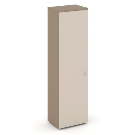 Гардероб узкий (левое исполнение) ES.GB-1 (L) (560х420х1977) (Латте/Капучино)