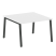 Стол для переговоров (1 столешница) на А-образном м/к Metal System Style БА.ПРГ-1.2 1200x1235x750 (Дуб наварра/Серый металл)
