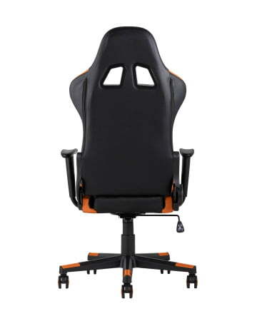 Кресло игровое TopChairs Gallardo оранжевое (Геймерское кресло Gallardo оранжевый)