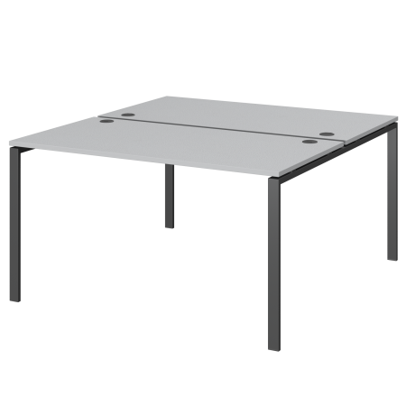 Бенч двойной на 2 рабочих места Арго-М АМБ-004.60 1600x1236x760 (Серый/Антрацит)