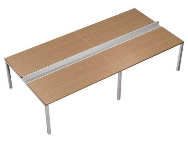 Рабочая станция с Prosystem Profiquadro КВ 0134-2 БВ 2400x1570x750 (Белый премиум / Вишня скандинавскаяСерый)