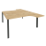 Рабочая станция на П-образном м/к Onix O.MP-D.SA-4 1580x2395x750 (Тиквуд Темный/Белый Металл)
