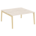 Рабочая станция на деревянных опорах Onix Wood OW.D.RS-2.4.8 1580x1635x750 (Тиквуд Светлый/Дуб Темный)