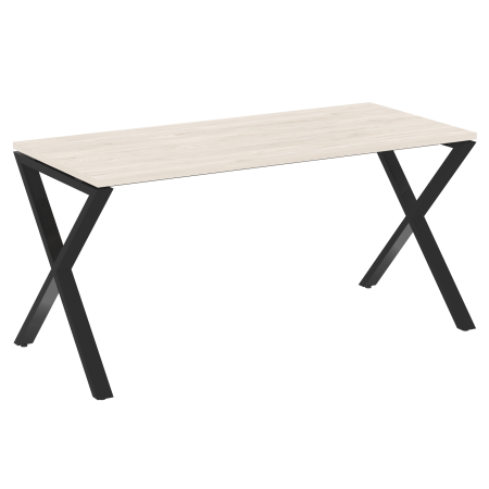 Стол рабочий VR.L-SRX-4.7 1580x720x750 (Денвер Светлый/Черный металл)