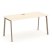 Стол рабочий ES.SP-4-LP (1580х730х750) (Тиквуд Светлый/Металл Латте)