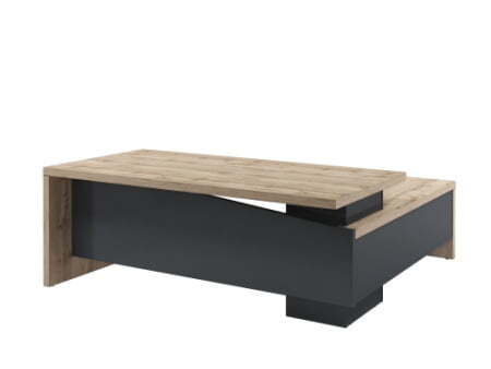 Стол руководителя Torston Т-20Л.0000 2000x2000x750 (Дуб Вотан/Антрацит)