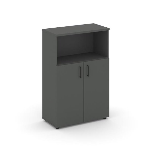 Шкаф средний широкий SN.STS.E-201 (796х400х1203) (Антрацит)