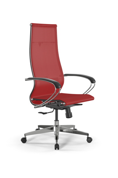 Кресло для руководителя Метта SynchroSit 10 B1-107K - T /Km00/Nb00/K1cL(M20.B22.G18.W02) (Красный)