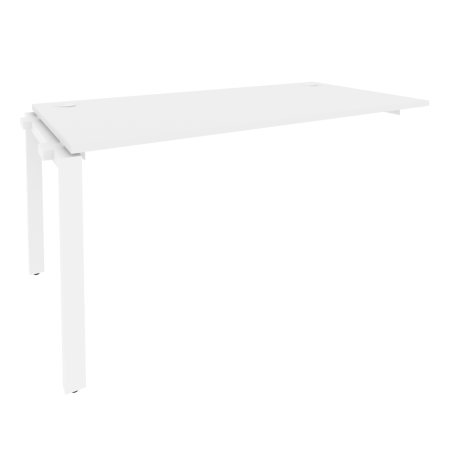 Наборный элемент рабочей станции на П-образном м/к Onix O.MP-1.NRS-4.8 1580x800x750 (Белый Бриллиант/Белый Металл)