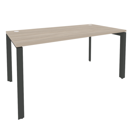 Стол рабочий на П-образном м/к Onix O.MP-SP-4.8 1580x800x750 (Дуб Аттик/Черный металл)