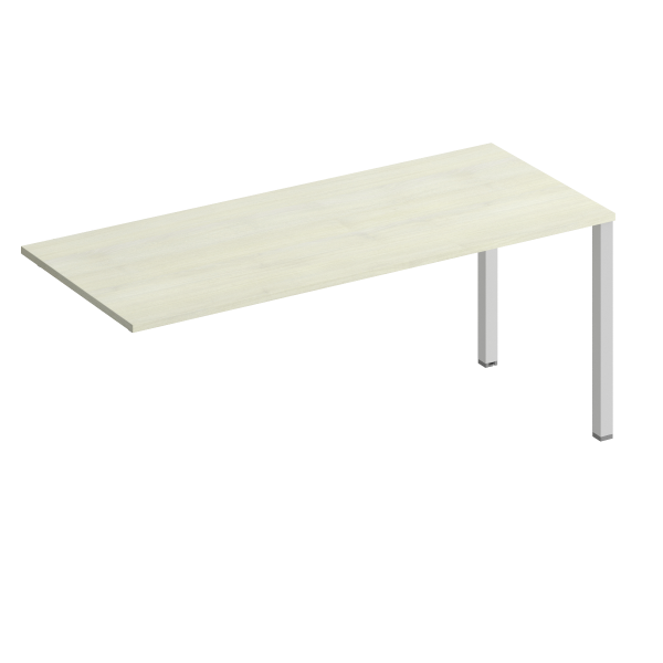 Секция стола рабочей станции на металлокаркасе КФ Комфорт КФ К.1134-1 1800x750x750 (Дуб шамони светлыйСерый)