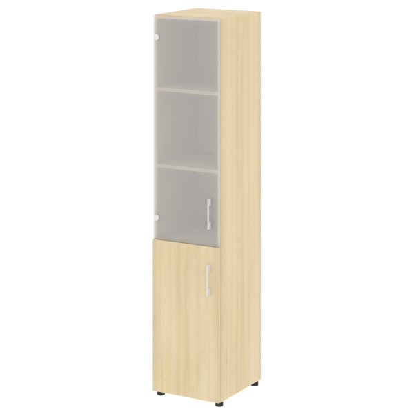 Шкаф высокий узкий нужен топ левый LT.SU 1.2 L 400x450x1990 (Акация Лорка)