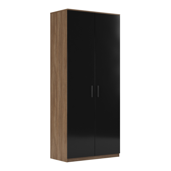 Гардероб Asti AST339513 900x450x2056 (Дуб/черный)
