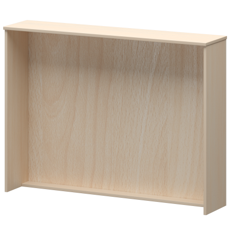 Стойка прямоугольная Ресепшн А-554 1660x360x1220 (Бук)