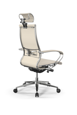 Кресло для руководителя Метта Samurai L2-7K - Infinity /Kc04/Nc04/K2cL/H2cL-3D(M26.B32.G25.W03) (Молочный)