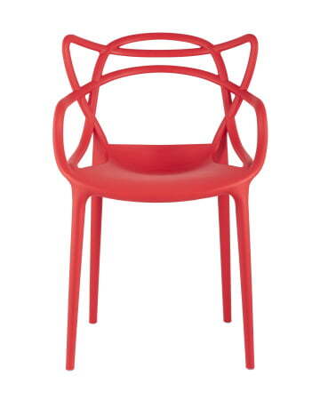Стул Masters (Мастерс) пластик красный (Стул пластиковый Masters красный)