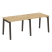 Рабочая станция на деревянных опорах Onix Wood OW.RS-2.1.8 1960x800x750 (Тиквуд Светлый/Дуб Темный)