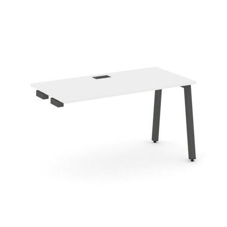 Стол-приставка к опорным элементам SN-5A.OPRS-014 (1580х700х750) (Белый/Металл Антрацит)