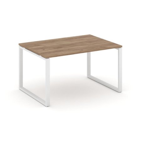 Стол переговорный SN-6O.SPRG-001.3 (980х980х750) (Дуб Табак/Металл Белый)
