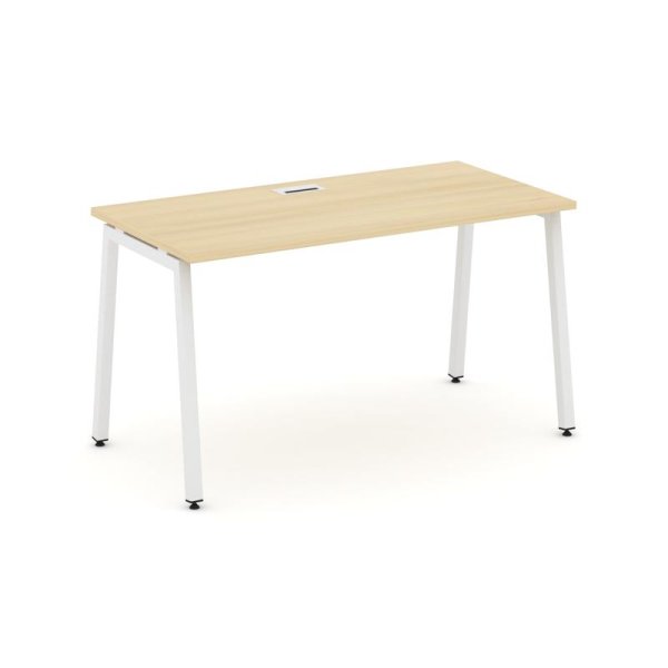 Стол письменный SN-4A.SP-011 (980х700х750) (Акация Лорка/Металл Белый)