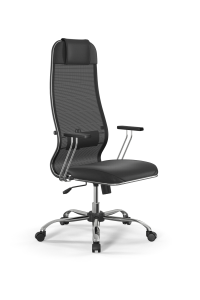 Кресло для руководителя Метта Sit 10 B1-115T - X2+Extra /Um00/Wm12/T1bp-c(M09.B21.G20.W01) (Черный)