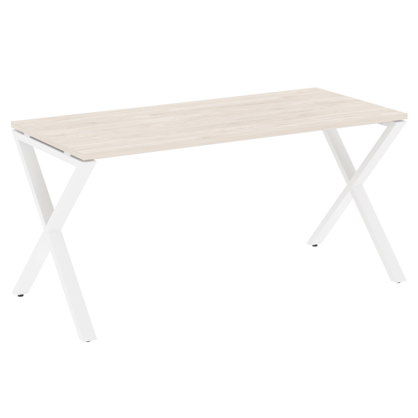 Стол рабочий VR.L-SRX-4.7 1580x720x750 (Денвер Светлый/Белый металл)