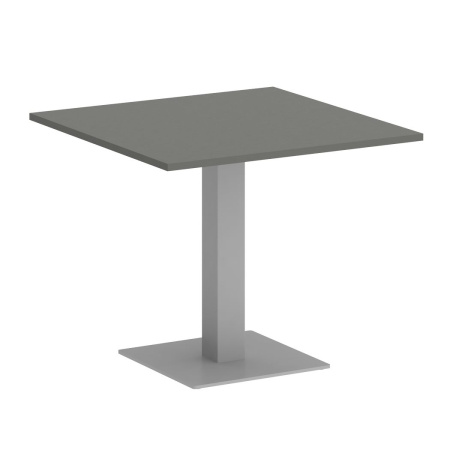 Стол квадратный VR.SP-5-90.2 900x900x750 (Металлик/Серый Металл)