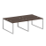 Рабочая станция Metal System Style БО.СМ-4.2 2400x1475x750 (Дуб Наварра/Серый металл)