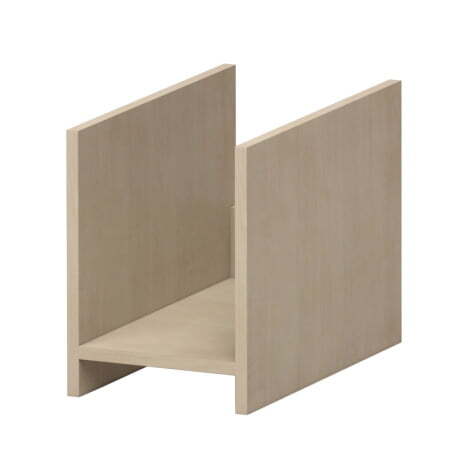 Подставка под системный блок Этюд 1980 275x500x370 (Дуб Шамони светлый)