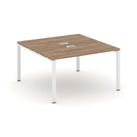 Рабочая станция 2-х сторонняя SN-6P.DRS-012 (1180х1432х750) (Дуб Табак/Металл Белый)